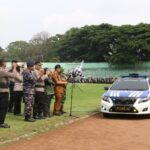 Apel gelar pasukan pergeseran PAM TPS, Pj Wali Kota Malang bersama Forkopimda memberangkatkan ribuan personel gabungan untuk mengamankan Pilkada, Selasa (26/11/2024)