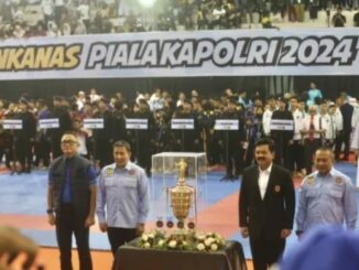 Wakapolri Komjen Pol Drs. Ahmad Dofiri buka Kejurnas Karate INKANAS Piala Kapolri 2024 di GOR Ken Arok, Kota Malang Jawa Timur, Jumat (13/12/2024)