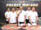 Kasatreskrim Polres Malang, AKP Muchammad Nur saat menggelar konferensi pers hasil ungkap oknum Kades, Senin 16 Desember 2024. (Sumber- hmsresma)