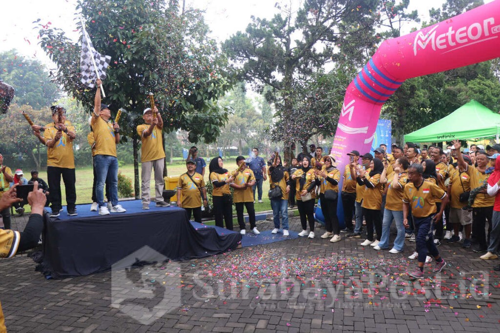 Sambut Ultah ke-50, Keluarga Besar Perumda Tugu Tirta Meriahkan Dengan Jalan Sehat. (Sumber Humas Tugu Tirta)