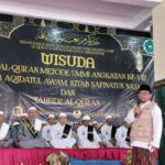 Disaksikan keluarga, puluhan warga binaan pemasyarakatan (WBP) Lapas Kelas 1 Malang mengikuti wisuda guru Al-Qur'an angkatan kedelapan. (Sumber L'SIMA)