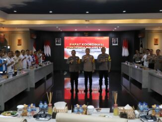 Matangkan Kesiapan Operasi Lilin Semeru 2024, Polresta Malang Kota Gelar Rakor Bersama Polres Malang Raya, Rabu (18/12/2024)