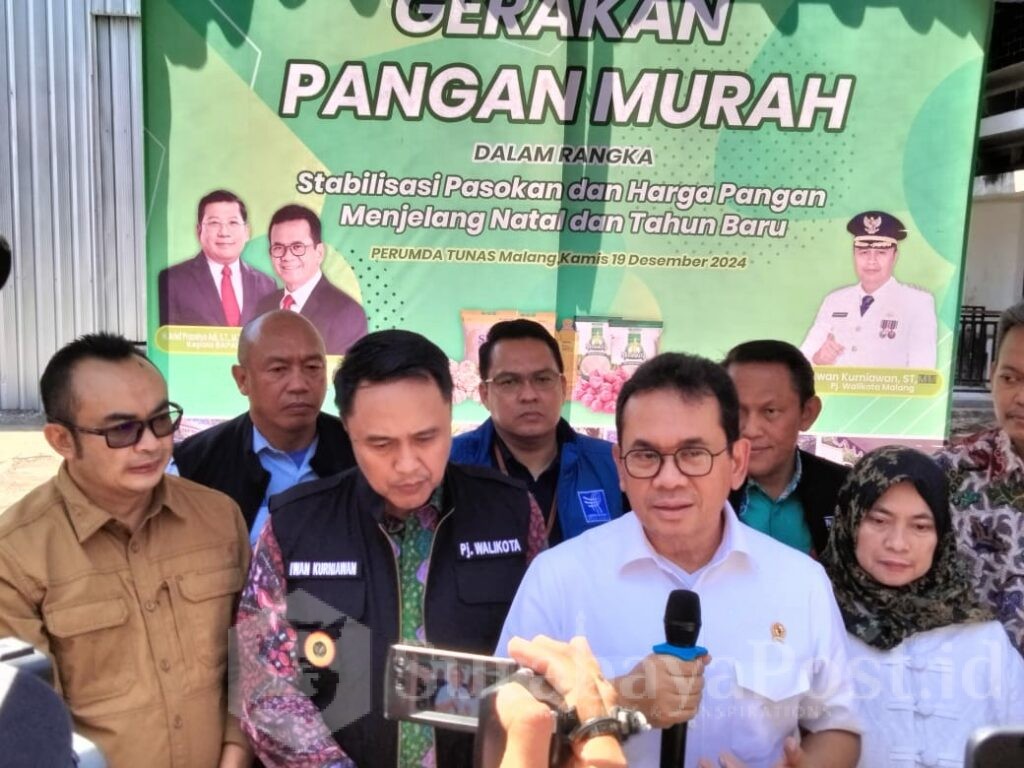 Mendag Budi Santoso saat memberikan keterangan kepada wartawan