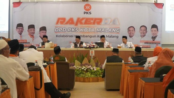 Tutup Tahun 2024, PKS Kota Malang Gelar Rakerda Bahas Langkah Strategis Pasca Pileg dan Pilkada. (ist)