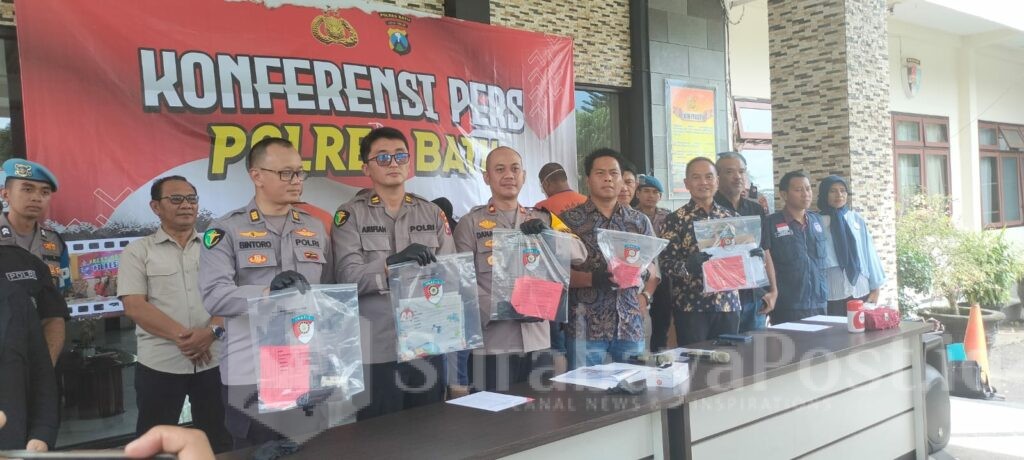 Inilah barang bukti yang berhasil diamankan