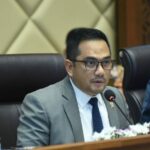 Ketua Komisi II DPR RI Muhammad Rifqinizamy Karsayuda saat memimpin rapat kerja Komisi II DPR dengan Otorita IKN, di ruang rapat Komisi II DPR RI, Senayan, Jakarta, Rabu (30/10/2024).(Dok.DPR RI)