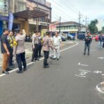 Peristiwa Kecelakaan Maut di Kota Batu, Dirlantas Polda Jatim langsung olah tempat kejadian perkara (TKP), Kamis (09/01/2025)