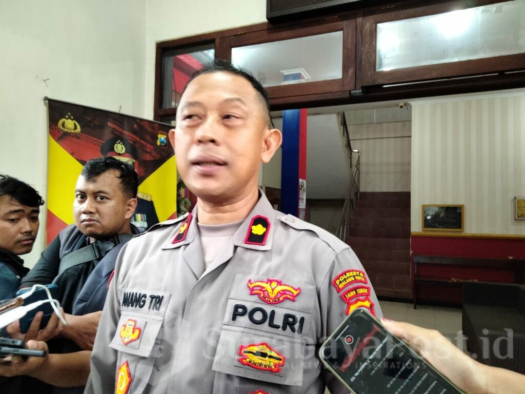 Kapolsek Lowokwaru, Kompol Anang Tri Hananta saat menemui awak media