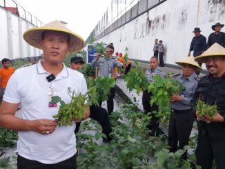 Kakanwil Ditjenpas Apresiasi Kinerja Lapas Kelas 1 Malang Dalam Mengakselerasi Program Ketahanan Pangan. (Sumber L'SIMA)