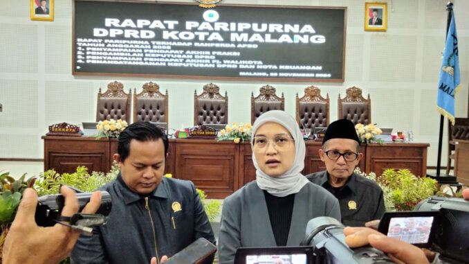 Ketua DPRD Kota Malang, Amithya Ratnanggani Sirraduhita pada suatu acara beberapa waktu lalu