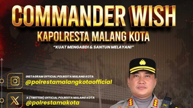 Commander Wish Kapolresta Malang Kota