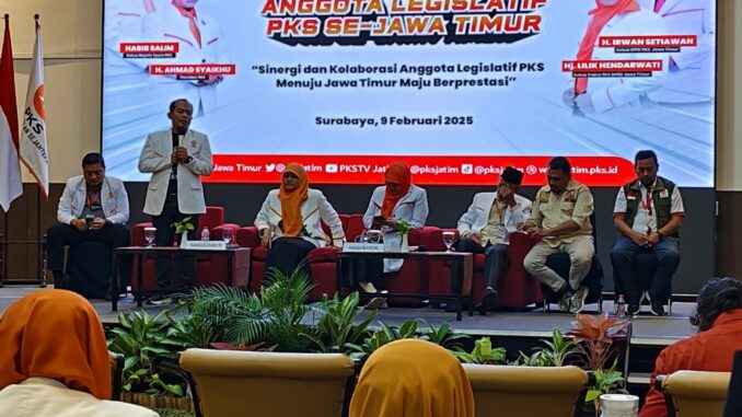 Konsolidasi besar, ratusan legislator PKS se- Jawa Timur tegaskan komitmennya membangun Jatim yang lebih baik, Minggu 9 Februari 2025. (ist)