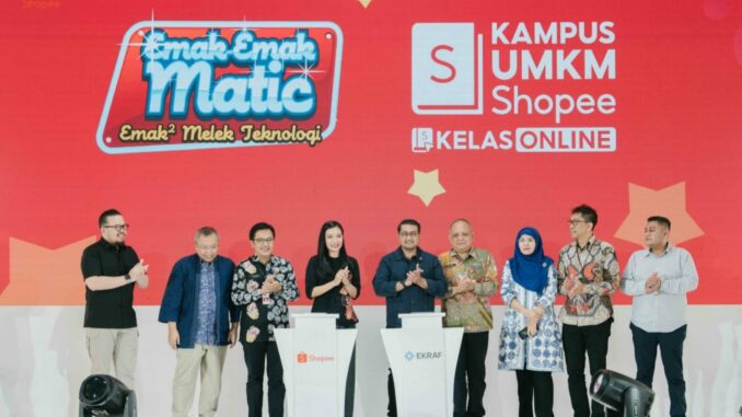 Kemenekraf Gandeng Shopee Gelar Pelatihan Digital Emak-Emak Matic di Malang, Jawa Timur, Kamis 13 Februari 2025. (ist)