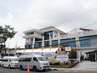 Gedung Kejaksaan Negeri Batu Senilai Rp 10,57 Miliar dibangun dari sumber dana hibah Pemkot Batu.(Gus)