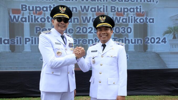 Walikota Malang, Dr Wahyu Hidayat, MM dan Wakil Walikota Ali Muthohirin, Kamis 20 Februari 2025. (Sumber Prokompim)