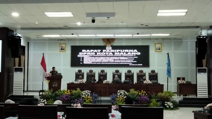 Paripurna, 7 Fraksi DPRD Kota Malang Sampaikan Pandangan Umum terhadap 4 Ranperda, Kamis (06/03/2025)