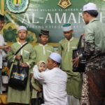 Safari Ramadhan, Polresta Malang Kota Bersama Elemen Mahasiswa Berbagi Santunan ke Yatim Piatu. (ist)