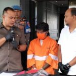 Tersangka DS, residivis curanmor yang berhasil diamankan Tim Satreskrim dan Unit Reskrim Polsek Sukun, Senin (17/03/2025).