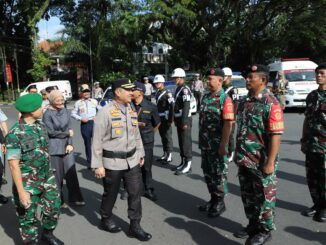 Gelar Ops Ketupat Semeru 2025, Polresta Malang Kota Siagakan 550 Personel Gabungan, Kamis (20/03/2025).