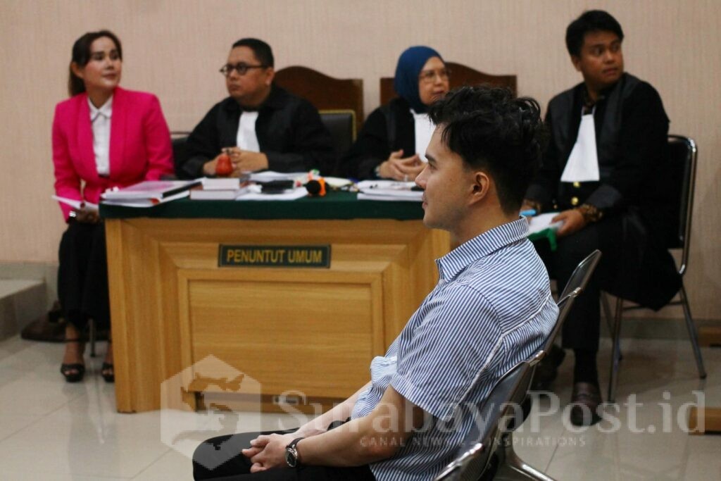 dr Oky Pratama sebagai saksi pelapor (korban), memberikan kesaksiannya di PN Kepanjen Malang.