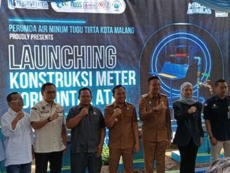 Rangkaian HUT Kota Malang ke-111, Wali Kota Wahyu Hidayat Luncurkan Tiga Program Perumda Tugu Tirta, Selasa (15/04/2025).