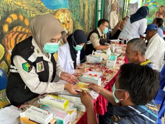 Polresta Malang Kota Gelar Bakti Kesehatan Gratis Untuk Warga Kampung Tematik. (istimewa).
