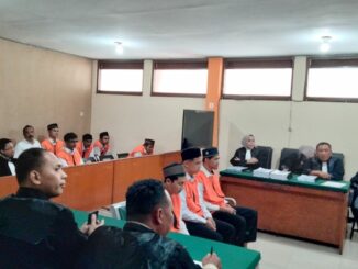Vonis Delapan Terdakwa Pabrik Narkoba di Malang, Lolos Dari Hukuman Mati, Senin (28/04/2025).