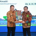 Dapat Apresiasi dari Menkraf, Walikota Wahyu Hidayat Sebut Kota Malang Optimis Jadi Penggerak Ekraf Nasional. (Sumber Prokompim).