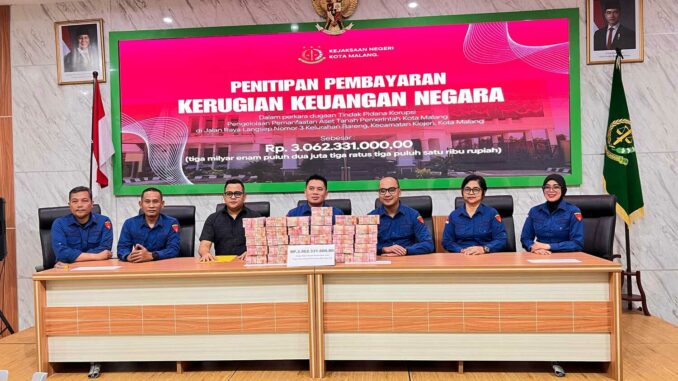 WhatsApp Image 2025-05-03 at 20.36.11 Tuntaskan Penanganan Korupsi, Kejari Kota Malang Terima Pengembalian Kerugian Negara Rp 3 Miliar Lebih. (Dok.Kejari).