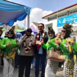 Hadiri Gebyar kreatifitas anak, lansia, perempuan disabilitas dan bazar UMKM Kecamatan lowokwaru, Wali Kota Malang, Wahyu Hidayat mendapat sambutan luar biasa. Minggu (04/05/2025).