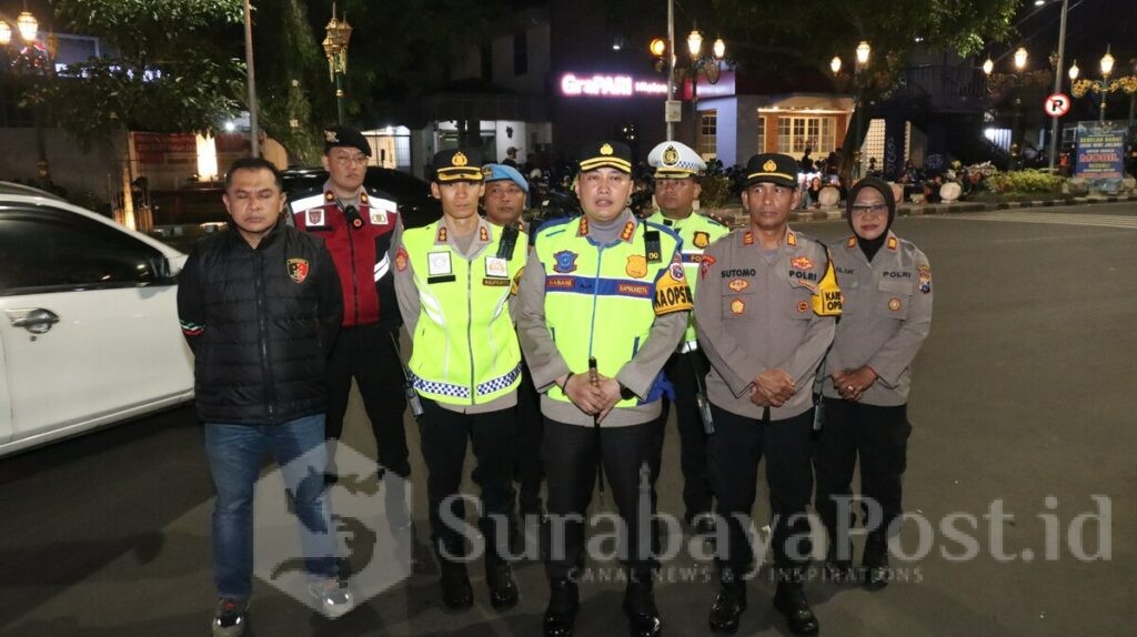 Cegah Premanisme, Polresta Malang Kota Gelar Patroli Gabungan