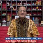 Prof. DR. I Nyoman Nurjaya, SH, MS. (istimewa).