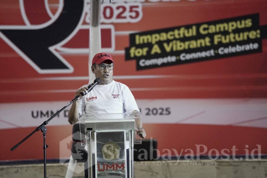 Ajang Rector Cup UMM 2025 dibuka langsung oleh Rektor UMM Prof. Dr. Nazaruddin Malik, M.Si. (ist).