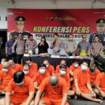 Hasil Operasi Pekat Semeru 2025, Polresta Malang Kota Amankan 36 Tersangka dari 24 Kasus Kriminal, Jumat (16/05/2025).