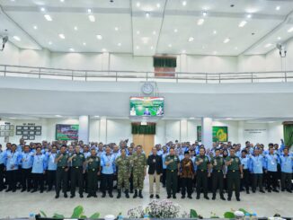 Wali Kota Malang, Wahyu Hidayat secara resmi membuka kegiatan pelatihan Leadership dan Teamwork Building pada Kamis (15/05/2025) malam. (Sumber Prokompim).