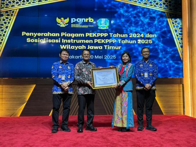 Kota Malang Raih Predikat Pelayanan Prima oleh KemenPANRB, Selasa 20 Mei 2025. (Sumber Prokompim).
