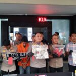Kapolresta Malang Kota, Kombes Pol Nanang Haryono saat menggelar konferensi pers hasil ungkap pelaku penculikan anak, Kamis (22/05/2025) siang.