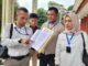 Tim kuasa hukum dua warga Kota Batu yakni Galuh Nalibronto dan Ngatemoen Harijono saat ditemui awak media usai aanmaning di PN Kota Malang, Kamis (22/05/2025).