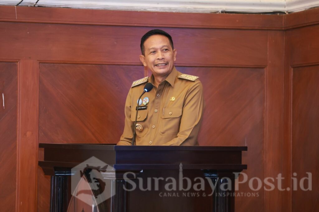 Walikota Wahyu Hidayat memberikan arahan kepada 50 CPNS Pemkot Malang. (Sumber Prokompim).