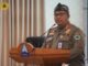 Kepala Satpol PP Kota Malang, Heru Mulyono memberikan sambutan dalam sosialisasi ketentuan di bidang cukai dalam rangka gempur peredaran rokok ilegal. (Sumber Diskominfo).
