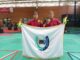 Rahman Maulana dan Ahmad Ramadhani, atlet Pencak Silat UIBU di Kategori Ganda Putra peraih medali emas Pomprov Jatim, Minggu (01/06/2025).