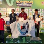 Luqman Hakim, atlet UIBU berhasil membukukan 2 emas di Cabor atletik Pomprov Jatim, Selasa 3 Juni 2025. (Sumber UIBU).