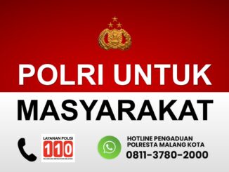 24 Jam Non Stop, Polresta Malang Kota Siaga Layanan Polri 110 dan Hotline 62 811-3780-2000