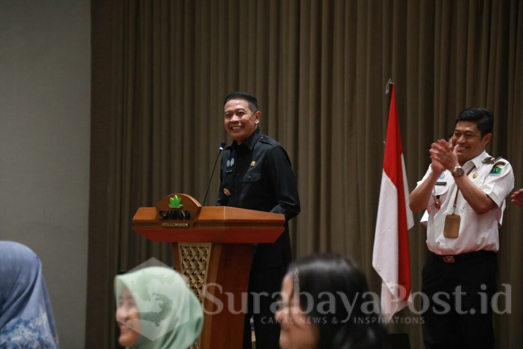 Walikota Wahyu Hidayat saat memberikan arahan dalam kegiatan Diseminasi hasil penanganan ATS, Rabu 11 Juni 2025. (Sumber Prokompim).