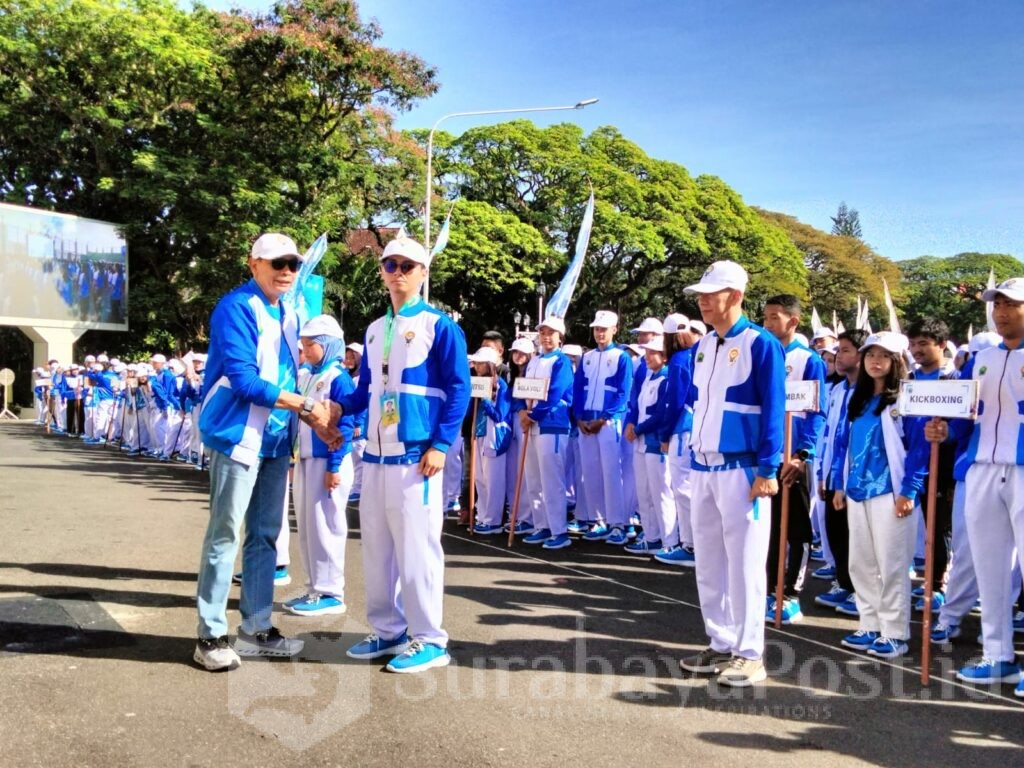 Wali Kota Malang Lepas 1.142 Atlet untuk Berlaga di Porprov IX Jatim, Rabu (18/06/2025).