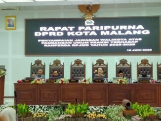Wali Kota Malang Berikan Jawaban atas Pandangan Umum Fraksi Terkait RPJMD 2025-2029, Rabu (18/6/2025).