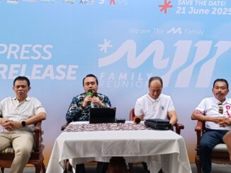 Ketua Pelaksana M 111 2025, Arif Tri Sastyawan (dua dari kiri) dalam konferensi pers Event M 111 2025, Jumat 20 Juni 2025.