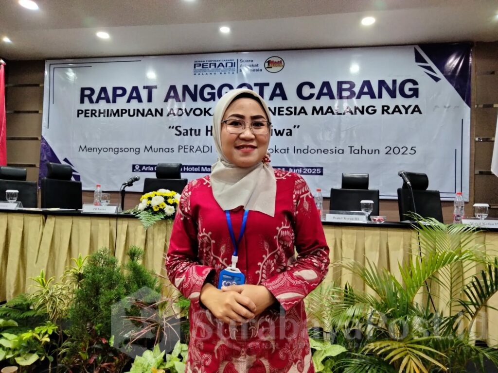 Plt Ketua Peradi Malang Raya, Naili Ariyani, SH.,MH