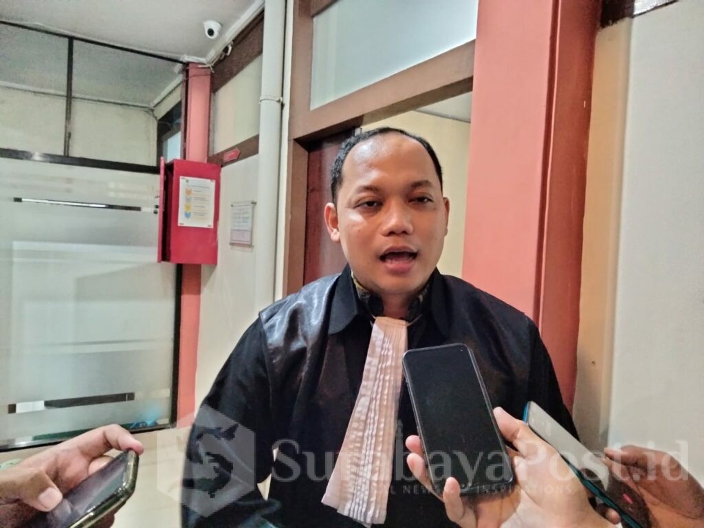 JPU Kejaksaan Negeri Kota Malang, Su,Udi, SH, MH memberikan keterangan usai persidangan