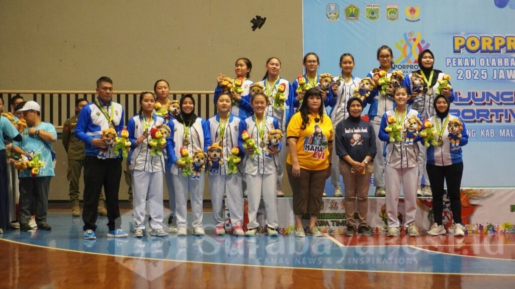 Wali Kota Wahyu Hidayat Apresiasi Raihan Medali Perak Tim Basket Putra dan Putri Kota Malang di Porprov Jatim 2025, Senin (23/6/2025).